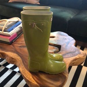 Hunter Boots Green Size 8